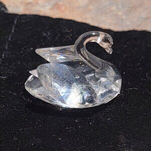 Swarovski Silver Crystal Mini Swan